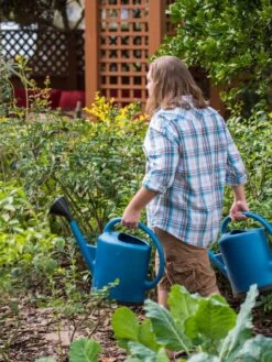French Blue Watering Can -Best Garden Care Shop 06341 1390 tif