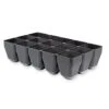15-Cell Tray, Black -Best Garden Care Shop 35 696 deep root seedstarting trays