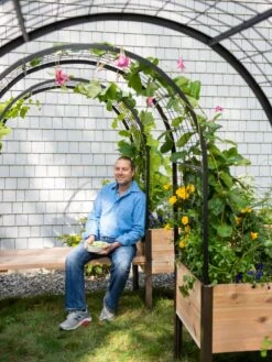 Cedar Bench Kit, Eco-Stained, 48" -Best Garden Care Shop 3 4 crop 8612976 0965