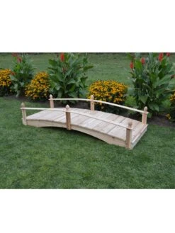 Acorn Garden Bridge Unfinished 3' X 10' -Best Garden Care Shop 3 4 crop 8613404 01V