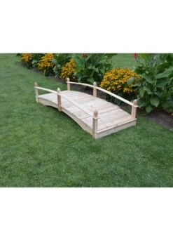Acorn Garden Bridge Unfinished 3' X 10' -Best Garden Care Shop 3 4 crop 8613404 02V
