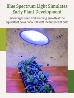 Miracle LED® Grow Light Bulb, Blue -Best Garden Care Shop 3 4 crop Miracle Bulb Blue 3