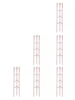 Stacking Tomato Ladders, Set Of 6 11 Stacking Tomato Ladders, Set Of 6 -Best Garden Care Shop 40309 Red stacking tomato ladders set of 6 red tif