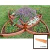 Classic Sienna Versailles Sunburst Raised Garden Bed With 2" Boards -Best Garden Care Shop 8588252 01v