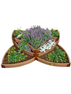 Classic Sienna Versailles Sunburst Raised Garden Bed With 2" Boards -Best Garden Care Shop 8588252 07v