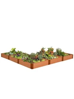 L-Shaped Composite Raised Bed, 12'x12' With 1" Boards 11 L-Shaped Composite Raised Bed, 12'x12' With 1" Boards -Best Garden Care Shop 8588254 04v