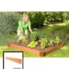 Classic Sienna Composite Raised Bed, 5-1/2" High With 2" Boards -Best Garden Care Shop 8588270 01v