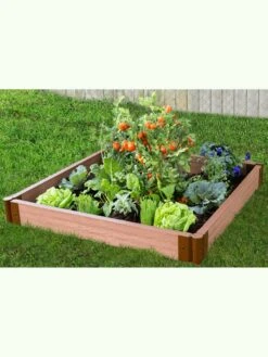 Classic Sienna Composite Raised Bed, 5-1/2" High With 2" Boards 12 Classic Sienna Composite Raised Bed, 5-1/2" High With 2" Boards -Best Garden Care Shop 8588270 02v