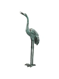 Bronze Crane Statues, Large -Best Garden Care Shop 8589919 001v