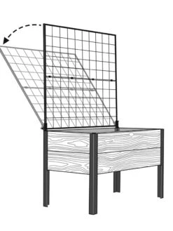 Space-Maker Pivoting Trellis, 4' 9 Space-Maker Pivoting Trellis, 4' -Best Garden Care Shop 8590247 001 tif 1