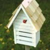 Heartwood Lady Bug Loft Bug House -Best Garden Care Shop 8591075WH 01V tif