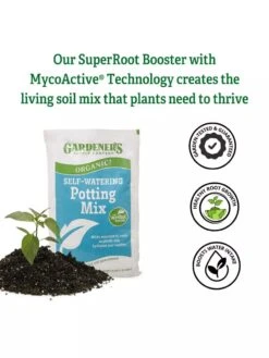 Organic Self-Watering Potting Mix, 20 Qts. -Best Garden Care Shop 8592225 3