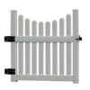 Cottage Vinyl Picket Gate -Best Garden Care Shop 8593654 01v cottage vinyl picket gate new england white