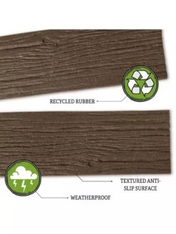 Recycled Rubber Railroad Tie Stepping Stone 10 Recycled Rubber Railroad Tie Stepping Stone -Best Garden Care Shop 8594281 3