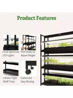LED SunLite® 3-Tier Garden 14 LED SunLite® 3-Tier Garden -Best Garden Care Shop 8595554 4