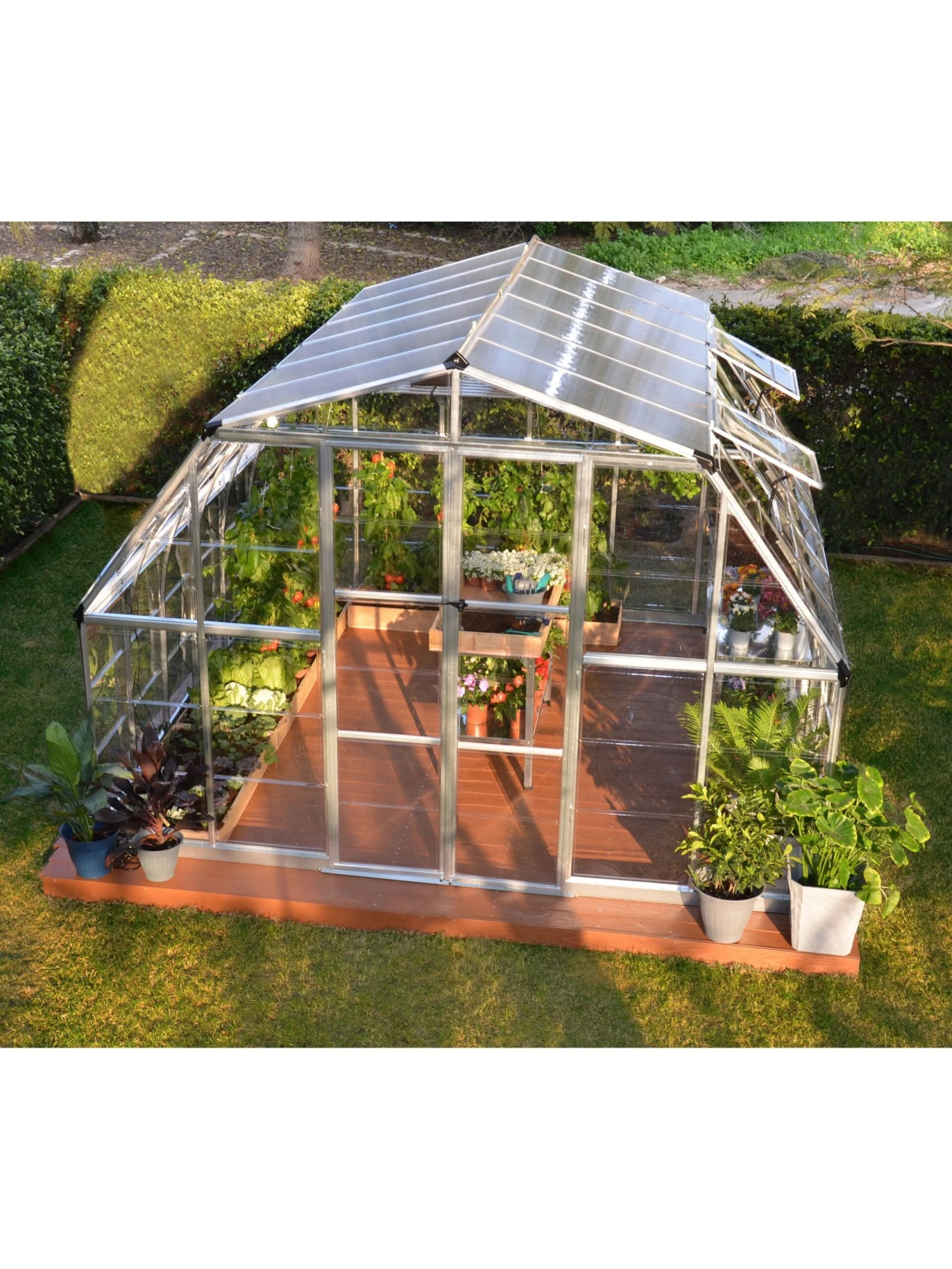 Canopia® By Palram Americana™ Greenhouse, 12' X 12' 4 Canopia® By Palram Americana™ Greenhouse, 12' X 12' - Image 2