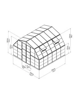 Canopia® By Palram Americana™ Greenhouse, 12' X 12' 16 Canopia® By Palram Americana™ Greenhouse, 12' X 12' -Best Garden Care Shop 8595693 15v