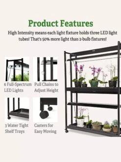 LED SunLite® High Intensity 2-Tier Garden 16 LED SunLite® High Intensity 2-Tier Garden -Best Garden Care Shop 8596023 4