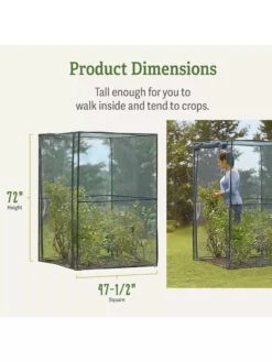 Crop Cage, 4' X 4' -Best Garden Care Shop 8596538 dimensions