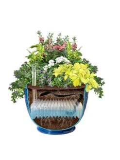 Mazzano Self-Watering Planters -Best Garden Care Shop 8596570 SWMazzano19 Blue art tif