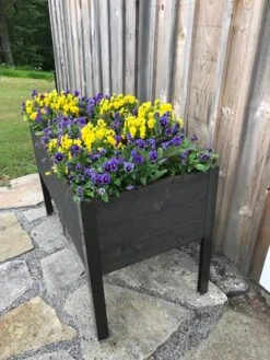 Eco-Stained Elevated Planter Box, 2'x4' 12 Eco-Stained Elevated Planter Box, 2'x4' -Best Garden Care Shop 8596759 01CUST 1