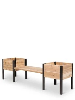 Elevated Cedar Planter Bench Kit, Natural, 90" -Best Garden Care Shop 8597992 10053 tif