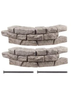 Rock Lock Interlocking Garden System, Curved Sets 16 Rock Lock Interlocking Garden System, Curved Sets -Best Garden Care Shop 8598737 01V 3 4