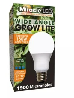 Miracle LED Corded 4-Socket Grow Light Kit With Bulbs, Full Spectrum And Red -Best Garden Care Shop 8599032 02V tif