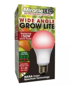 Miracle LED Corded 4-Socket Grow Light Kit With Bulbs, Full Spectrum And Red -Best Garden Care Shop 8599032 03V tif