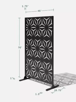 Veradek 3-Panel Privacy Screen Set, Star -Best Garden Care Shop 8599205 11V tif