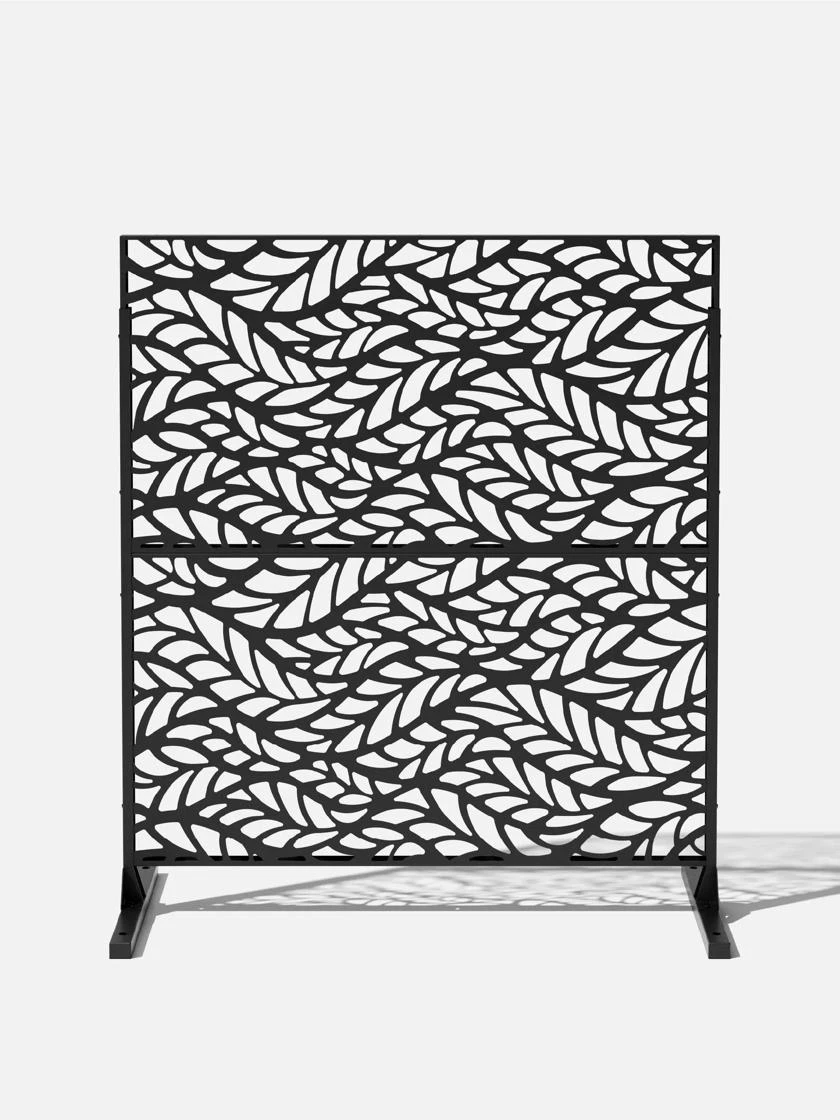 Veradek 2-Panel Privacy Screen Set, Flowleaf 8 Veradek 2-Panel Privacy Screen Set, Flowleaf - Image 6