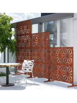 Veradek 2-Panel Privacy Screen Set, Star 17 Veradek 2-Panel Privacy Screen Set, Star -Best Garden Care Shop 8599214 04v