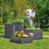 Exaco Hexagonal Raised Garden Bed Planter -Best Garden Care Shop 8599285 02V exaco hexagonal plastic raised garden bed planter tif