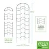 Achla Designs Waves Trellis Extension Piece 2 Achla Designs Waves Trellis Extension Piece -Best Garden Care Shop 8599492 01V tif