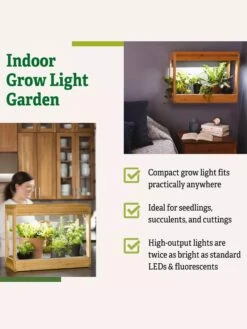 Bamboo Mini LED Grow Light Garden -Best Garden Care Shop 8599624 04