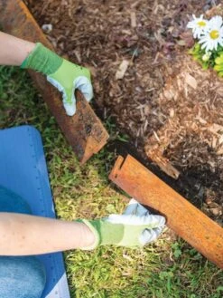 Corten Steel Edging 5" H, Set Of 3 -Best Garden Care Shop 8599845 0253 tif