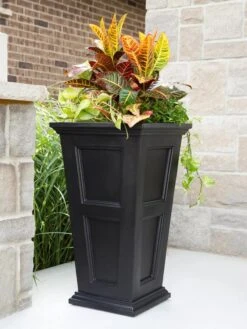 Fairfield Self-Watering Tall Patio Planters, 34” -Best Garden Care Shop 8600109 16V tif