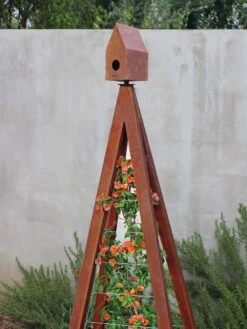 Bird Bungalow + Akoris Garden Tuteur Sr. -Best Garden Care Shop 8600538 06v bird bungallow akoris garden tuteur oxide