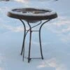 Birds Choice ® Heated Birdbath With Three Legged Black Stand -Best Garden Care Shop 8608877 01v heated bird bath with three legged stand black