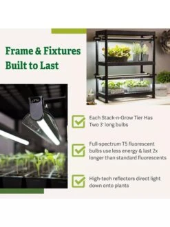 Stack-n-Grow Lights - 2-Tier System -Best Garden Care Shop 8608905 7