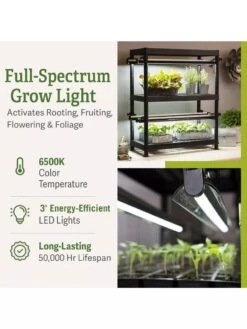 LED Stack-n-Grow Lights - 2-Tier System -Best Garden Care Shop 8608906 2