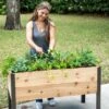 Self-Watering Elevated Planter Box, 2' X 4' -Best Garden Care Shop 8608959 4040 tif