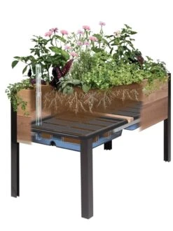 Self-Watering Insert For 2’ X 4’ Planter -Best Garden Care Shop 8609009 SW insert art 2021 tif 3