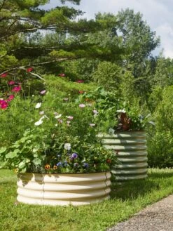 Birdies™ Round Metal Raised Bed, Tall -Best Garden Care Shop 8609150 6524 tif