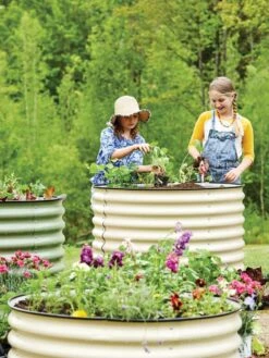 Birdies™ Round Metal Raised Bed, Tall -Best Garden Care Shop 8609152 7563 tif