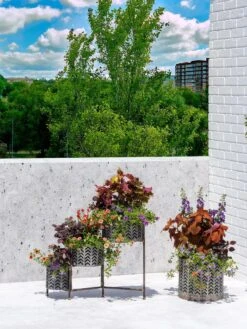 Galvanized Grow Bag Planter 12" -Best Garden Care Shop 8609180 0344 tif