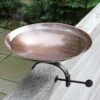 Achla Designs Burnt Copper Birdbath With Over-the-Rail Bracket -Best Garden Care Shop 8609301 01v achla designs burnt copper birdbath with over the rail bracket
