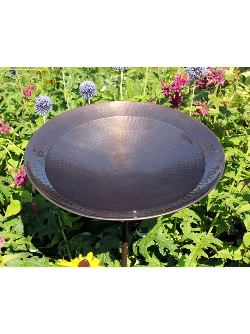 Achla Designs Burnt Copper Birdbath With Stake 4 Achla Designs Burnt Copper Birdbath With Stake - Image 2