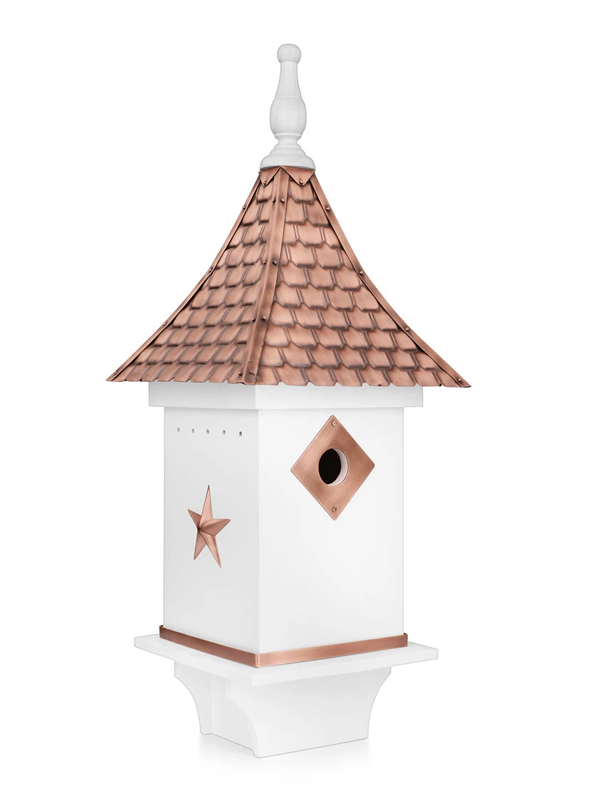 Villa Copper Shingle Bird House 4 Villa Copper Shingle Bird House - Image 2