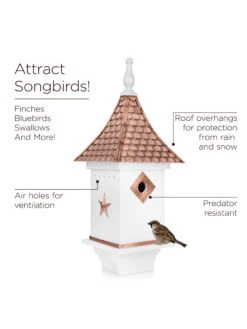 Villa Copper Shingle Bird House 9 Villa Copper Shingle Bird House -Best Garden Care Shop 8609499 04v